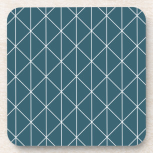 Dessous-de-verre triangles bleues