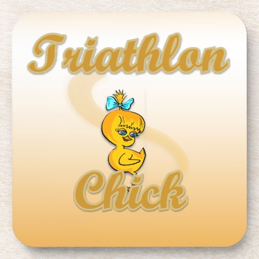 Dessous-de-verre Triathlon Chick (Devant)