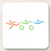 Dessous-de-verre Triathlon cool et design unique (Devant)