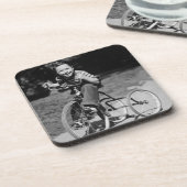 Dessous-de-verre Tricycle d'équitation de garçon (Côté gauche)