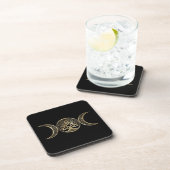 Dessous-de-verre Triple Lune Arbre de Vie Triquetra (Côté Droit)