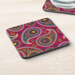 Dessous-de-verre Trippy Hippy Retro Paisley