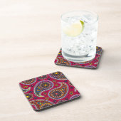 Dessous-de-verre Trippy Hippy Retro Paisley (Côté Droit)