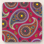Dessous-de-verre Trippy Hippy Retro Paisley (Devant)