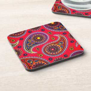 Dessous-de-verre Trippy Hippy Retro Paisley