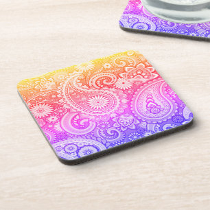 Dessous-de-verre Trippy Hippy Retro Paisley