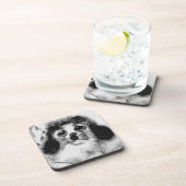 DESSOUS-DE-VERRE TRISTE CHIEN (Côté Droit)