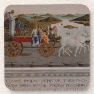 Dessous-de-verre Triumph de Federigo DA Montefeltro, duc d'Urbino