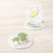 DESSOUS DE VERRE TROIS PALMS (Côté)