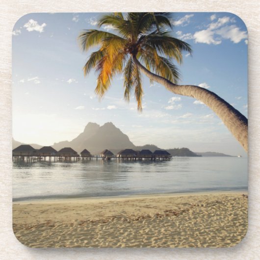 Dessous-de-verre Tropical Beaches | Beach Huts, Bora Bora (Devant)