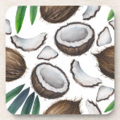 Dessous de verre tropical de liège de noix de coco (Devant)