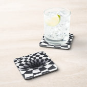 Dessous-de-verre Trou noir et blanc (Côté Droit)