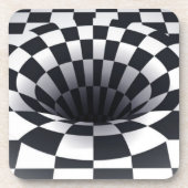 Dessous-de-verre Trou noir et blanc (Devant)