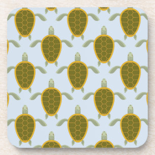 Dessous-de-verre Troupeau de motif de tortues de mer