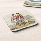 Dessous-de-verre Troupes indigènes dans le service de la compagnie (Côté gauche)