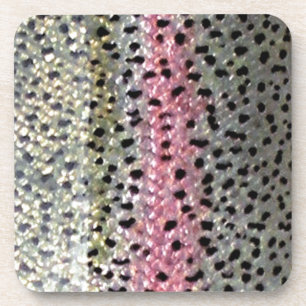 Dessous-de-verre Truite arc-en-ciel par PatternWear©
