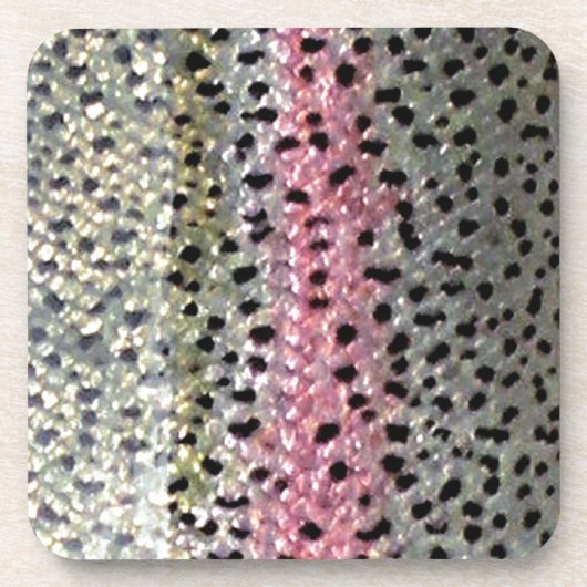 Dessous-de-verre Truite arc-en-ciel par PatternWear© (Devant)