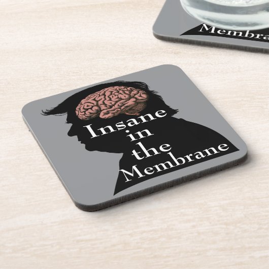 Dessous-de-verre Trump/Coaster de boisson folle (Côté gauche)