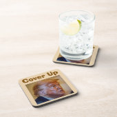 Dessous-de-verre Trump/Cover Up Beverage Coaster (Côté Droit)