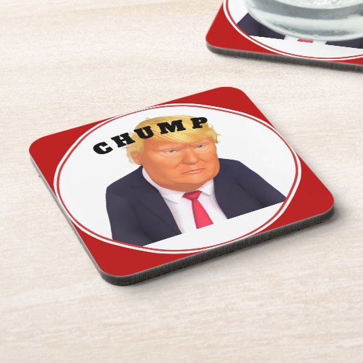 Dessous de verre Trump/Crétin Boisson (Côté gauche)