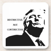 Dessous-de-verre Trump/Destructive Beverage Coaster (Devant)