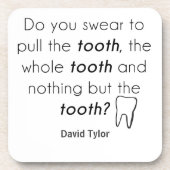 Dessous-de-verre Tu jure ? (Devant)