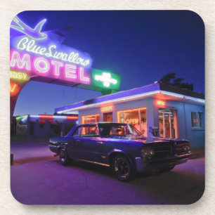 Dessous-de-verre Tucumcari, Nouveau Mexique, Etats-Unis. Itinéraire