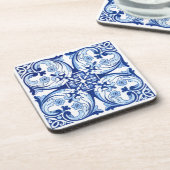 Dessous-de-verre Tuile bleue portugaise (Côté gauche)