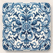 Dessous-de-verre Tuile bleue portugaise (Devant)