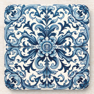 Dessous-de-verre Tuile bleue portugaise