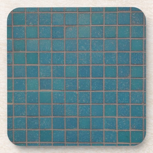 Dessous-de-verre tuiles mouchetées bleues (Devant)