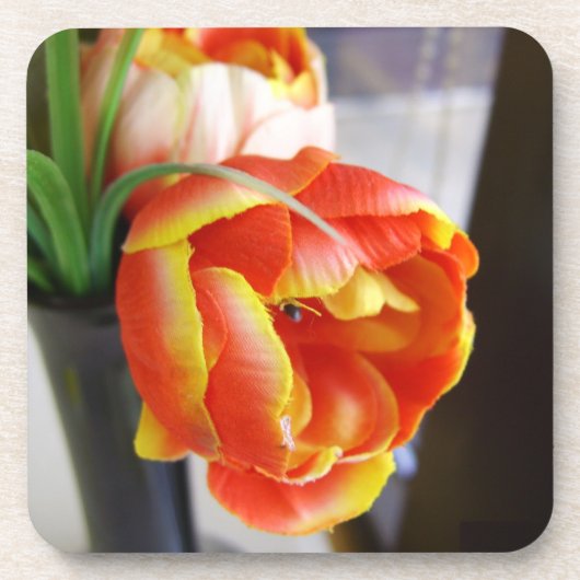 Dessous-de-verre Tulipe de soie (Devant)