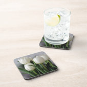 Dessous-de-verre Tulipe élégante et fleurs florales Roses Photograp (Côté Droit)