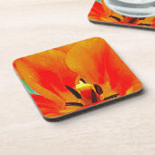 Dessous-de-verre Tulipe orange (Côté gauche)