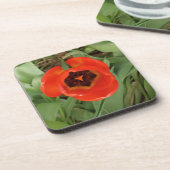 Dessous-de-verre Tulipe rouge Coster (Côté gauche)
