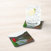 Dessous-de-verre Tulipe rouge printanière au lac Arrowhead (Côté Droit)