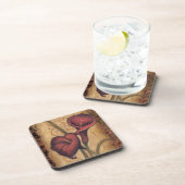 Dessous-de-verre Tulipes rouges II (Côté Droit)