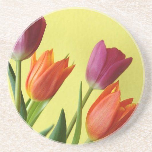 Dessous de verre Tulips en grès (Devant)