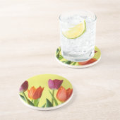 Dessous de verre Tulips en grès (Côté)