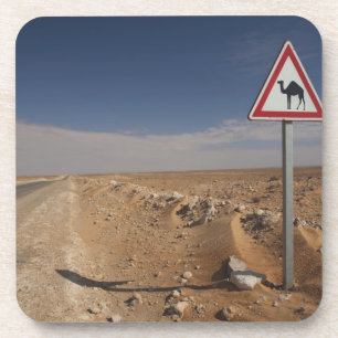 Dessous-de-verre Tunisie, région des Ksour, Ksar Ghilane, oléoduc