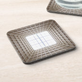 Dessous-de-verre tunnel carré (Côté gauche)