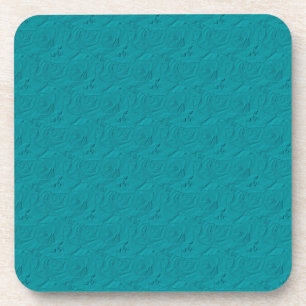 Dessous de verre Turquoises Rose intégrés