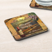 Dessous-de-verre Tuscan Landscape Italian Fine Art Wine Coasters (Côté gauche)