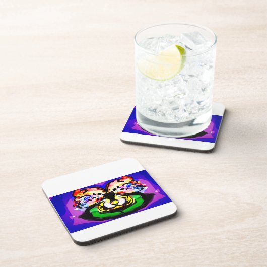 Dessous-de-verre Two Doves  spring  (Côté Droit)