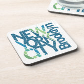 Dessous-de-verre Typographie de Brooklyn New York (Côté gauche)