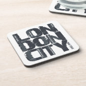 Dessous-de-verre Typographie de Londres, Angleterre (Côté gauche)