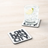 Dessous-de-verre Typographie de Londres, Angleterre (Côté Droit)