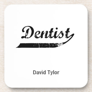 Dessous-de-verre Typographie dentiste