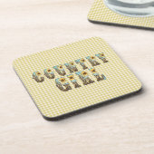 Dessous-de-verre Typographie des filles du pays (Côté gauche)