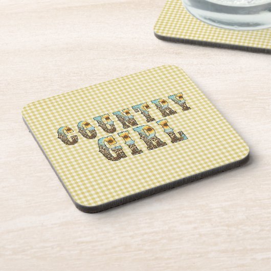 Dessous-de-verre Typographie des filles du pays (Côté gauche)